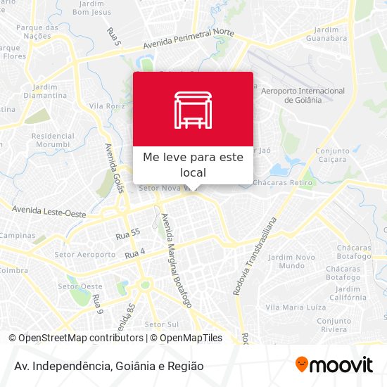 Av. Independência mapa