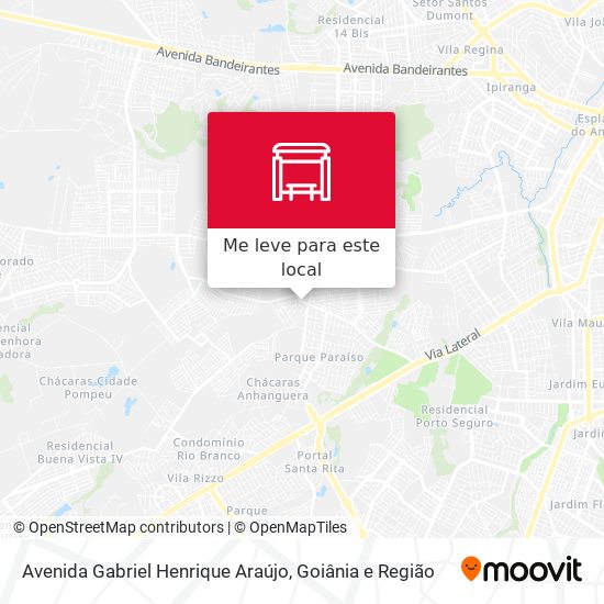 Avenida Gabriel Henrique Araújo mapa