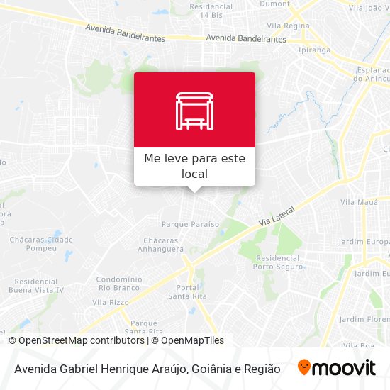 Avenida Gabriel Henrique Araújo mapa