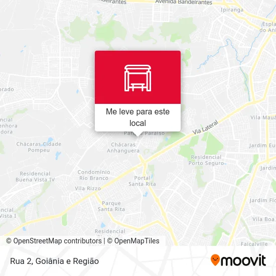 Rua 2 mapa