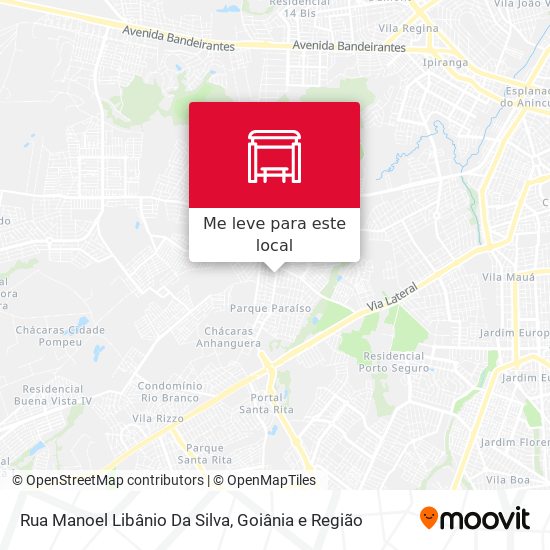 Rua Manoel Libânio Da Silva mapa