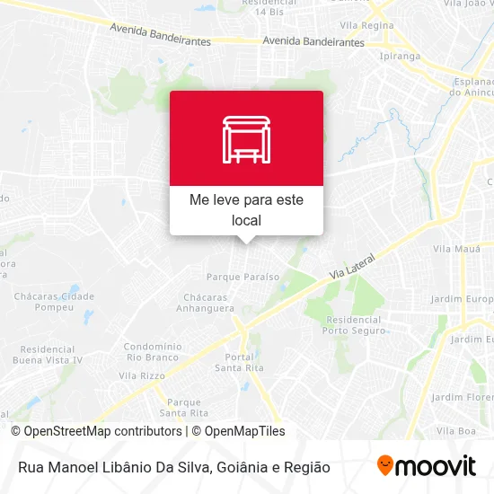 Rua Manoel Libânio Da Silva mapa