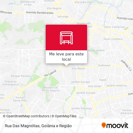 Rua Das Magnólias mapa