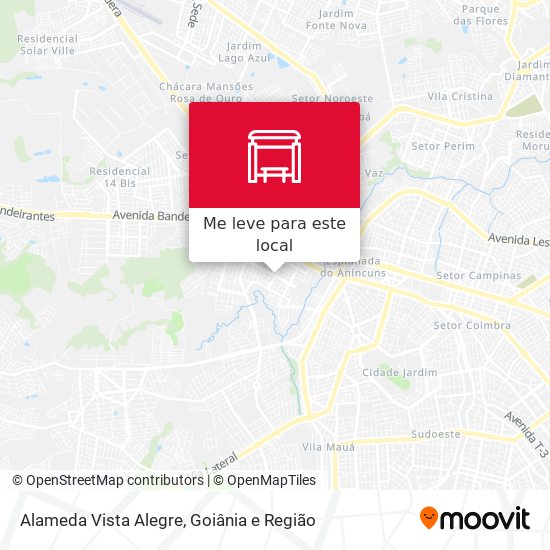 Alameda Vista Alegre mapa