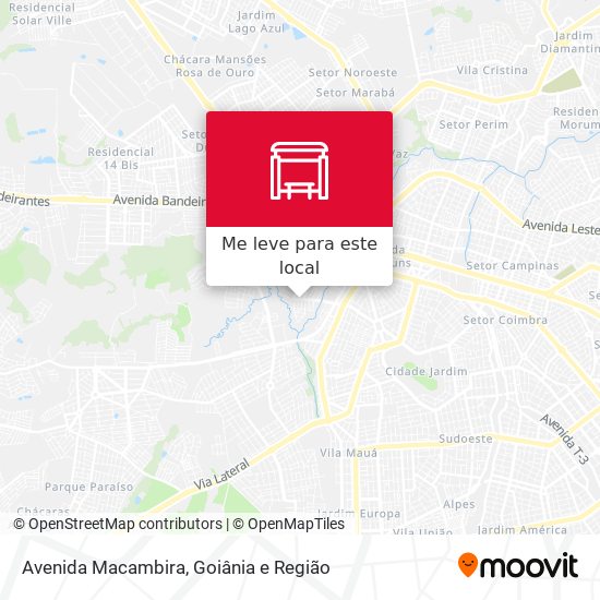 Avenida Macambira mapa
