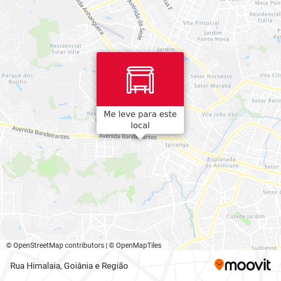 Rua Himalaia mapa