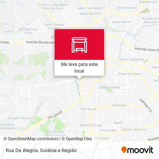 Rua Da Alegria mapa