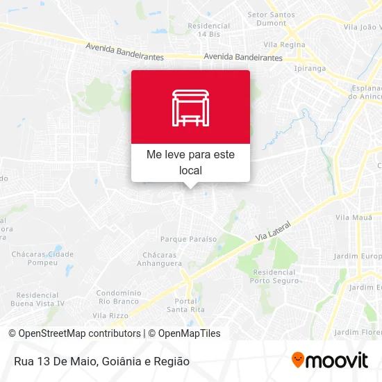 Rua 13 De Maio mapa