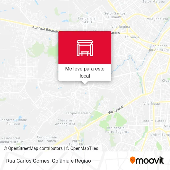 Rua Carlos Gomes mapa