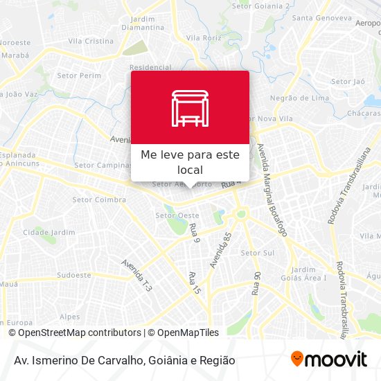 Av. Ismerino De Carvalho mapa