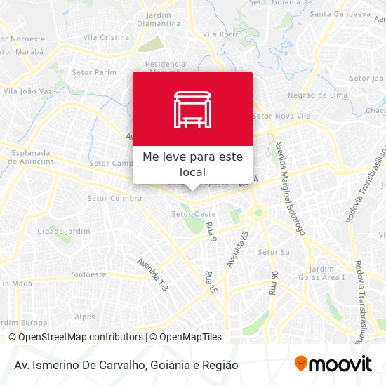 Av. Ismerino De Carvalho mapa