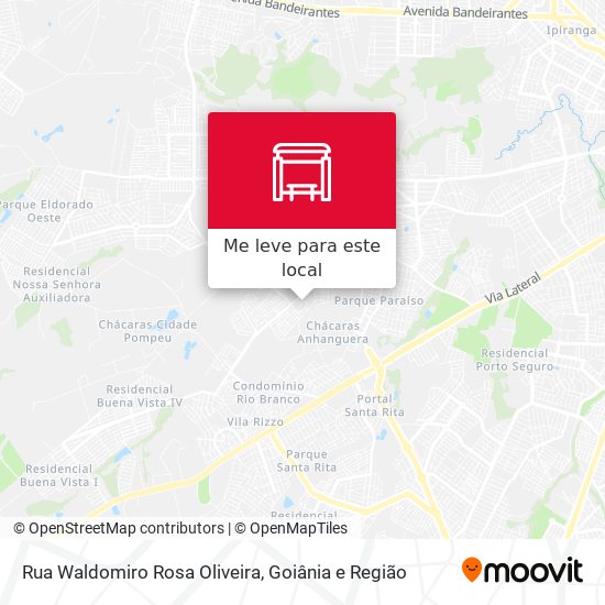 Rua Waldomiro Rosa Oliveira mapa