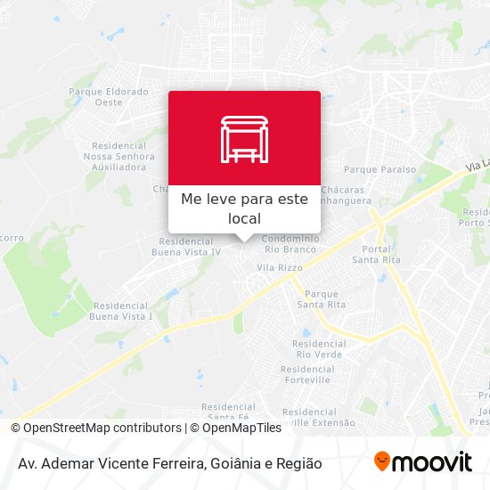 Av. Ademar Vicente Ferreira mapa
