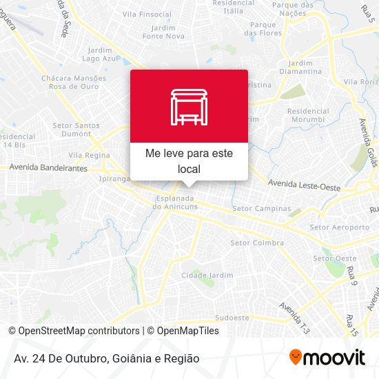 Av. 24 De Outubro mapa