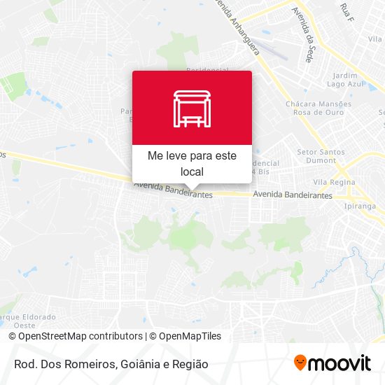 Rod. Dos Romeiros mapa