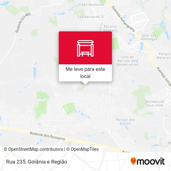 Rua 235 mapa