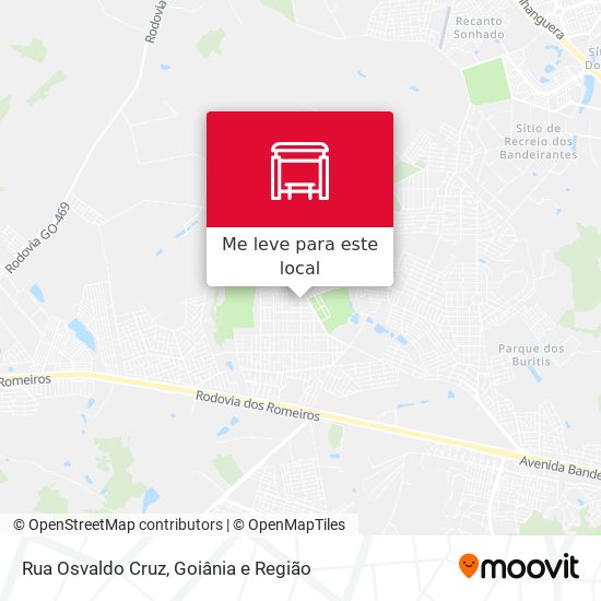 Rua Osvaldo Cruz mapa