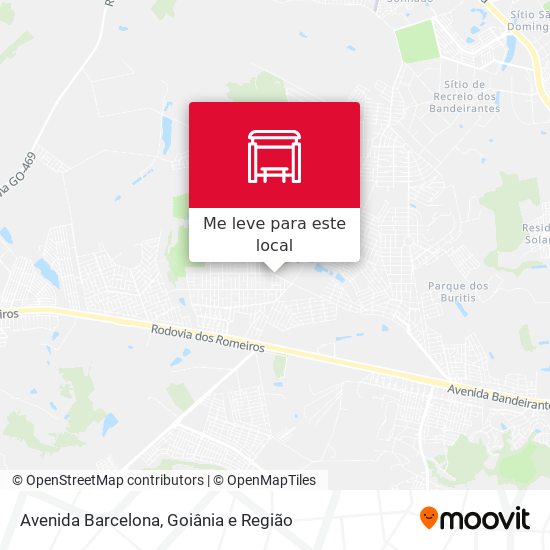 Avenida Barcelona mapa