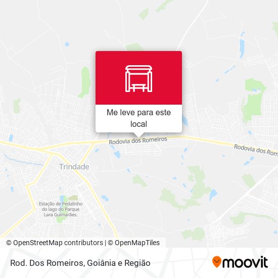 Rod. Dos Romeiros mapa