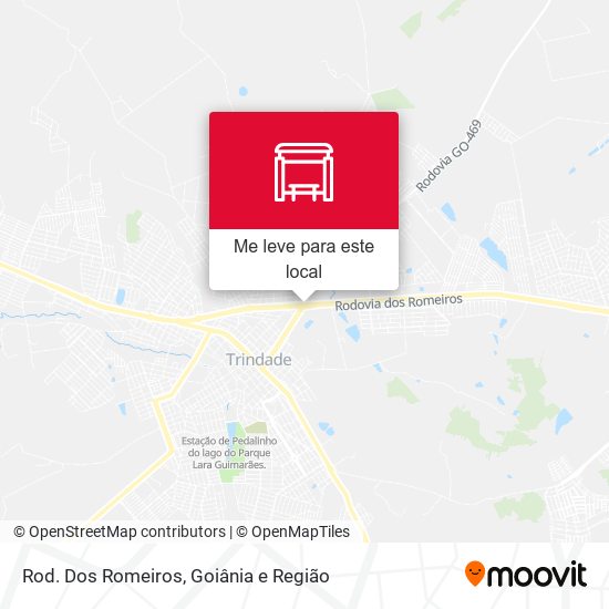 Rod. Dos Romeiros mapa