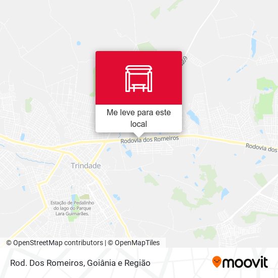 Rod. Dos Romeiros mapa