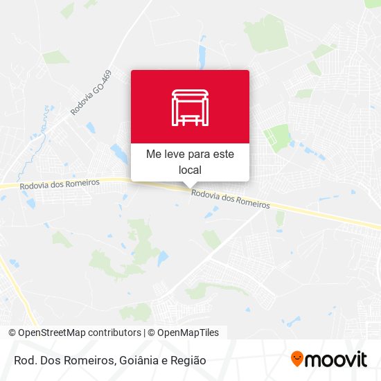 Rod. Dos Romeiros mapa