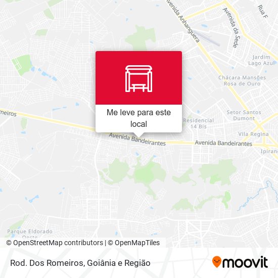 Rod. Dos Romeiros mapa