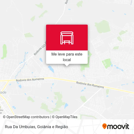 Rua Da Umbuias mapa