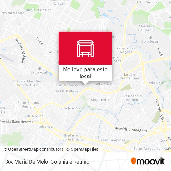 Av. Maria De Melo mapa
