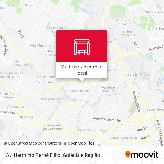 Av. Hermínio Perné Filho mapa