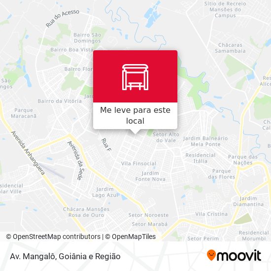 Av. Mangalô mapa