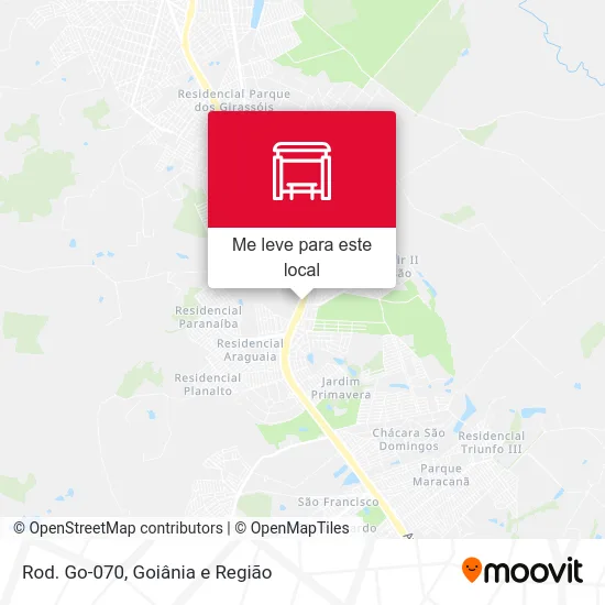 Rod. Go-070 mapa