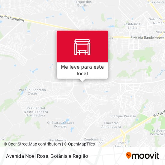 Avenida Noel Rosa mapa