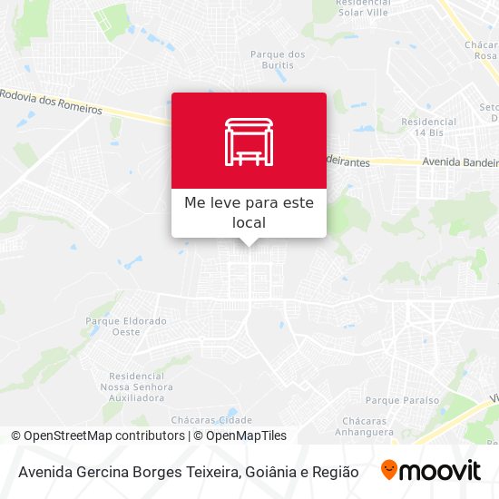 Avenida Gercina Borges Teixeira mapa