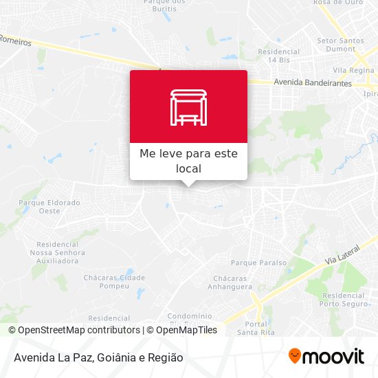Avenida La Paz mapa