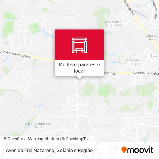 Avenida Frei Nazareno mapa