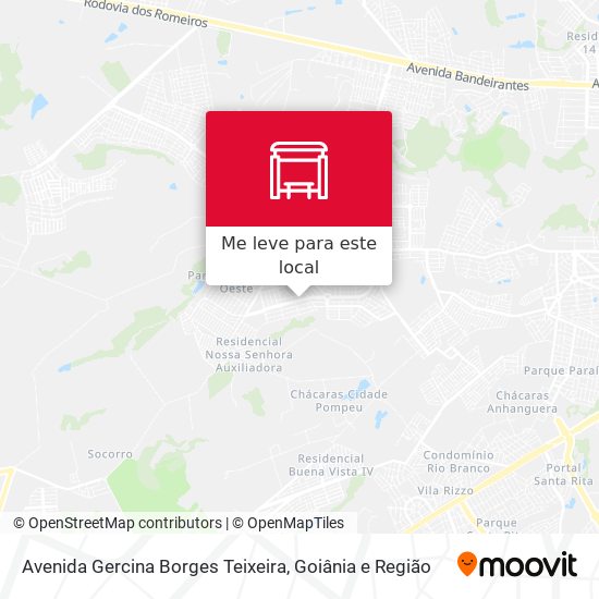 Avenida Gercina Borges Teixeira mapa