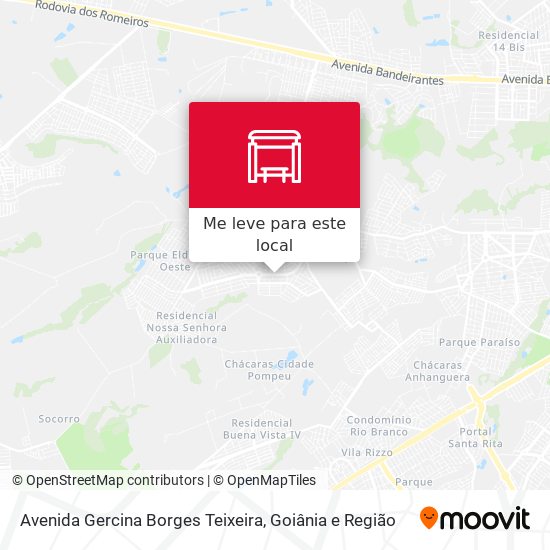 Avenida Gercina Borges Teixeira mapa