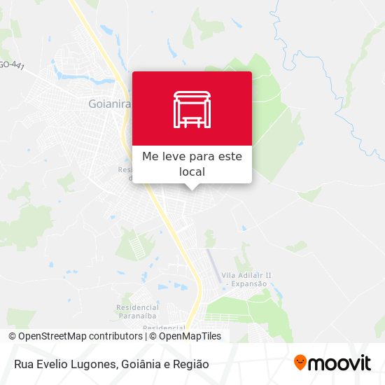 Rua Evelio Lugones mapa