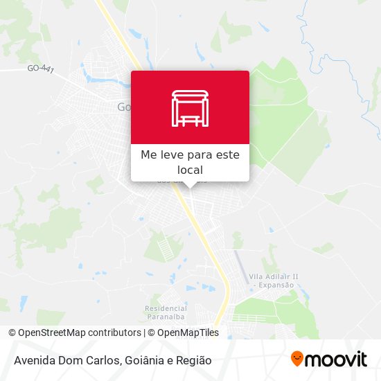 Avenida Dom Carlos mapa
