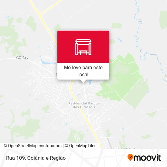 Rua 109 mapa