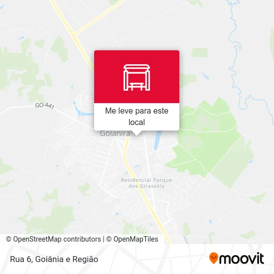 Rua 6 mapa