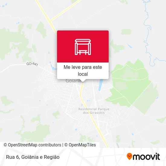 Rua 6 mapa
