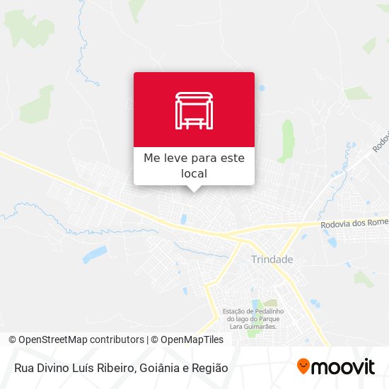 Rua Divino Luís Ribeiro mapa