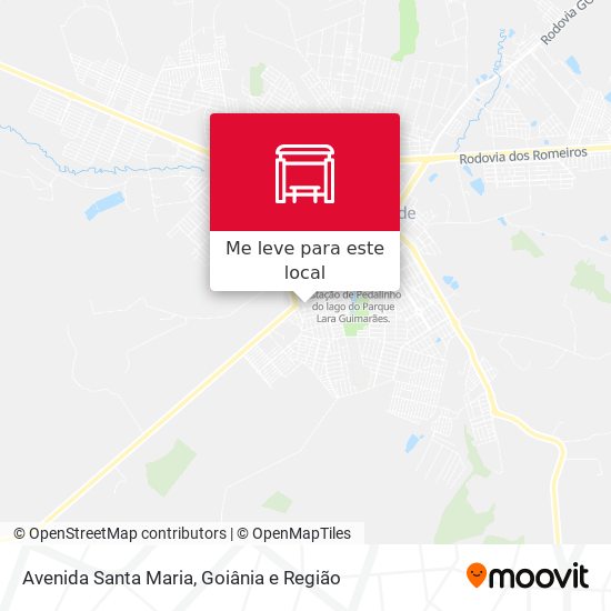 Avenida Santa Maria mapa