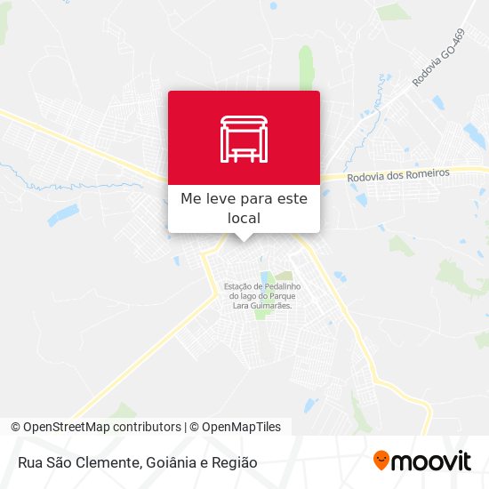 Rua São Clemente mapa