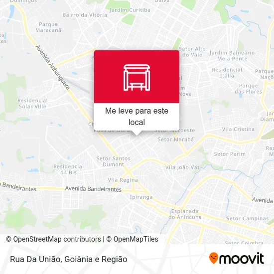 Rua Da União mapa