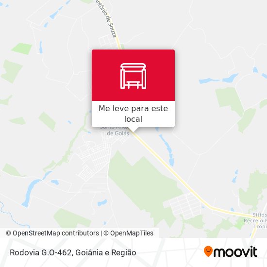 Rodovia G.O-462 mapa