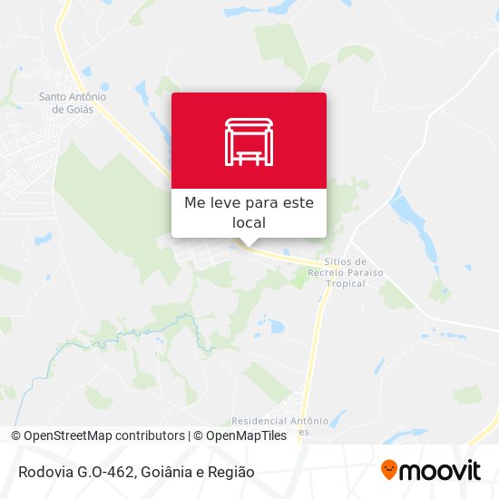 Rodovia G.O-462 mapa