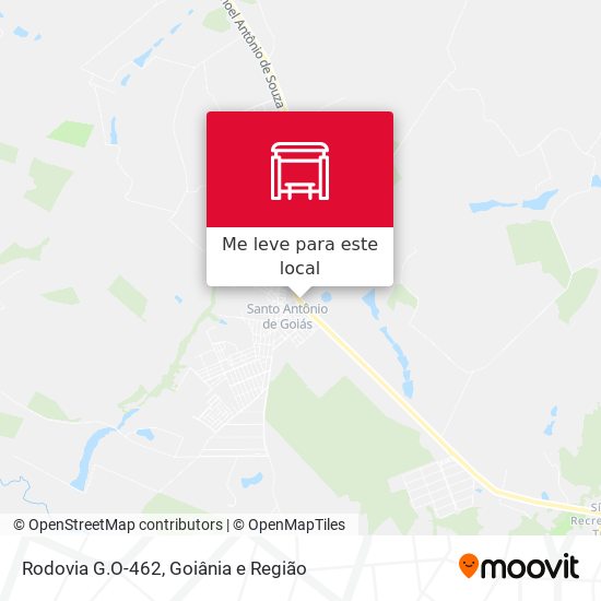 Rodovia G.O-462 mapa